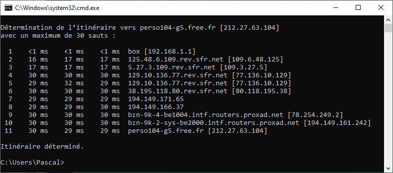 tracert
